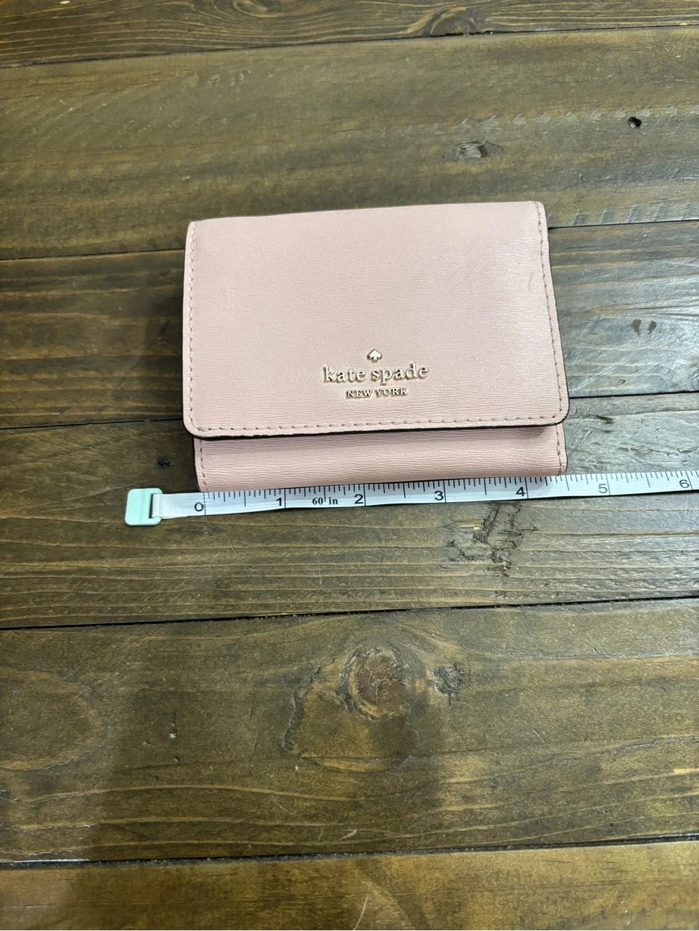 Kate Spade Blush Pink Small Trifold Wallet